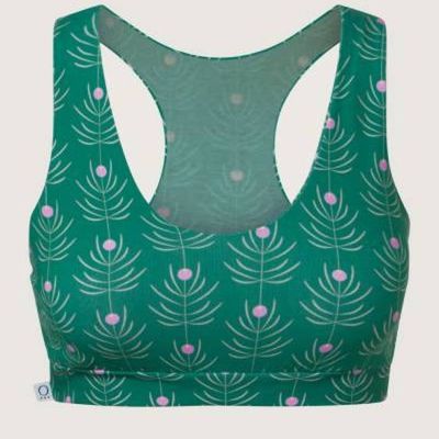 Bio-Baumwolle Bikini-Top Ijoris Korte grün - kaufen