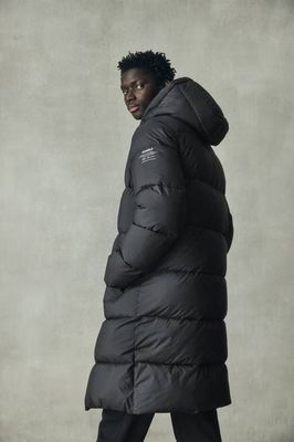 DARK GREY VELAN COAT