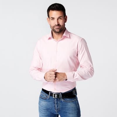 Shirt - Slim Fit - Checkered Pink