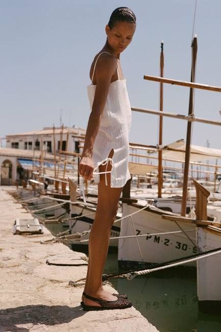 The Livia Tunic Top in off-white