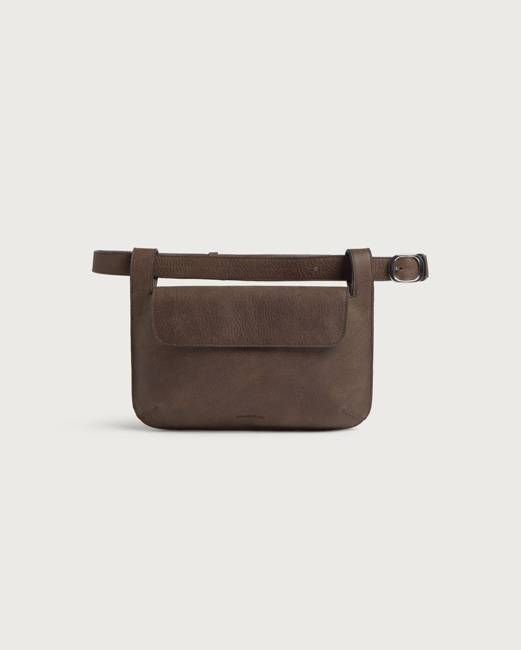Belt Bag brown leather Brick