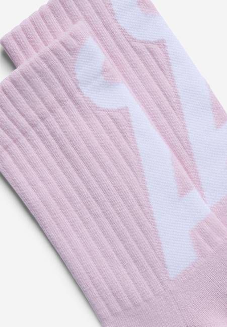SAAMUS SHORT SOCKS | pink mist-broken white