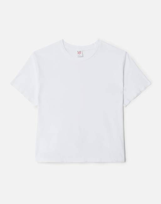 Hanes 1950s Boxy Tee - Optic White