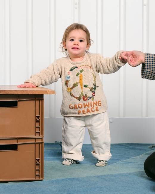 Kids Twinsun Knit Rollneck - Growing Peace