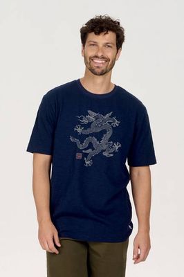 DRAGON 25 Organic Cotton Tee - Navy