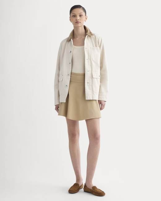 The Circle Mini Skirt | Warm Trench