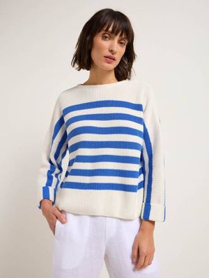 Striped sweater (GOTS)