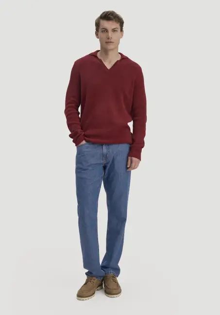 BEN Regular Straight jeans made from organic denim with TENCEL™ Lyocell and linen