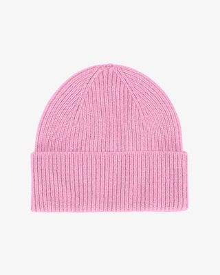 Merino Wool Beanie - Cherry Blossom