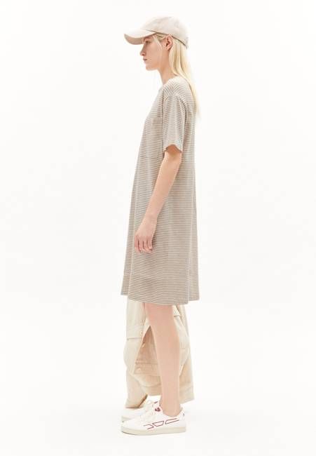 CHAARA LOVELY STRIPES| sand stone-oatmilk
