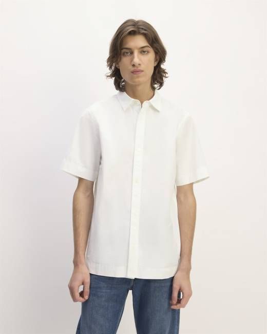 The Supima® Short-Sleeve Poplin Shirt | White