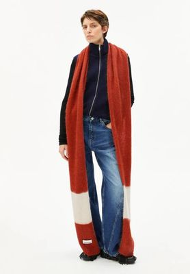 SAABE STRIPED UN-WASTED | emergency red-oatmilk