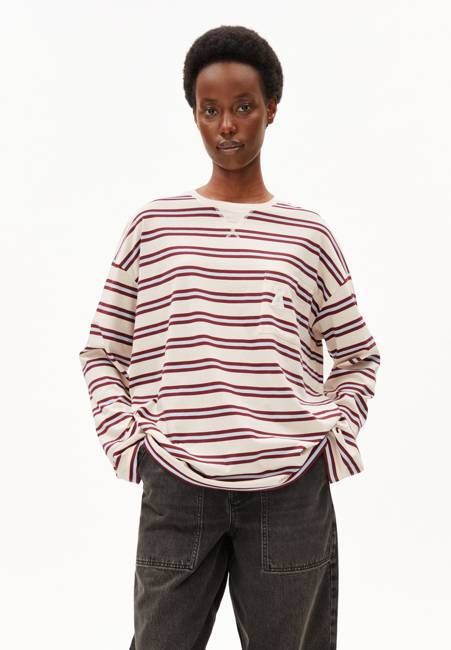 ICONIC Å FIETAA GESTREIFTES LANGARMSHIRT
