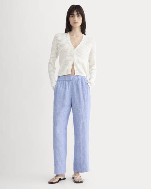 The Linen Easy Pant | Chambray