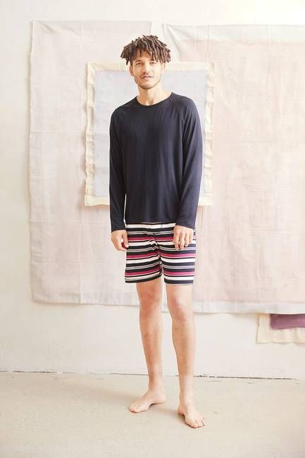 Lounge Set: Long Sleeve Shirt + Lounge Short