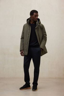 KHAKI PARKO COAT