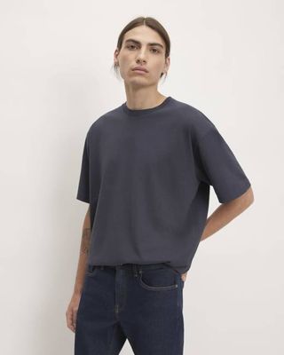 The Premium-Weight Relaxed Crew | Uniform | Deep Navy