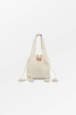 Fountain Bead Bag - Ecru