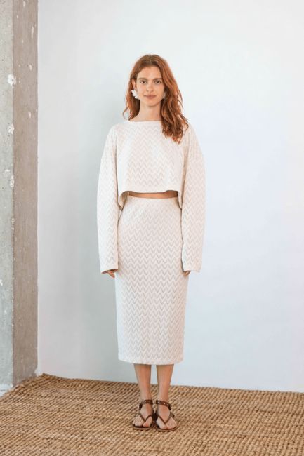 Crochet Organic Cotton Skirt - ARCHIVE SALE