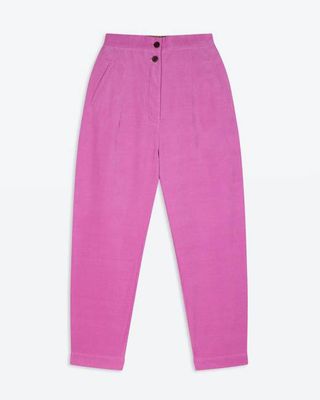 Lowie Pink Needlecord Trousers