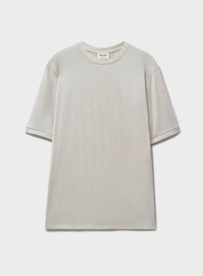 ZQ Merino Wool Jersey Ecru T-Shirt