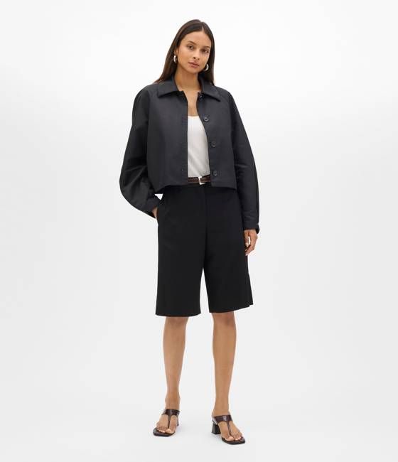Short Balmacaan | Black