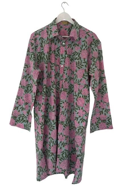 Cotton Blockprint Shirt Dress No. 108