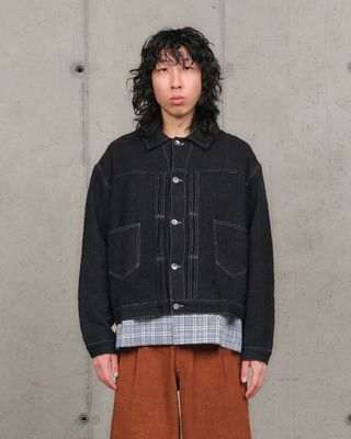 Sundae Jacket - Black Handloom