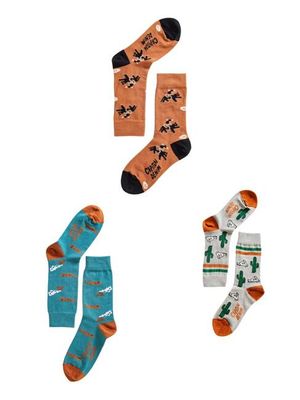 Box of 3 pairs of socks