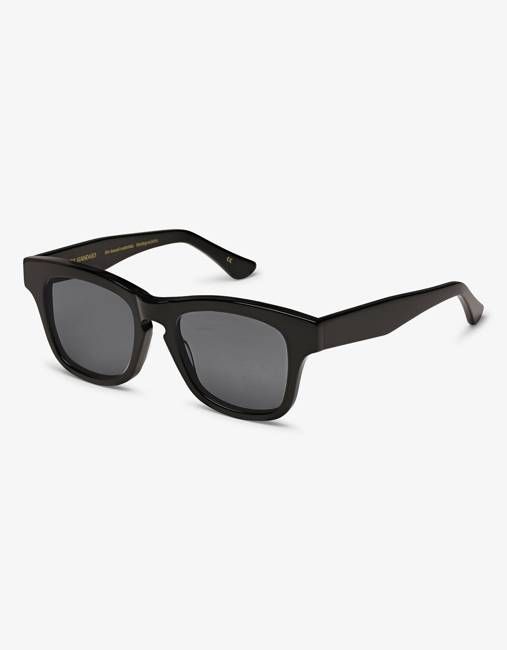 Colorful Standard Sunglass 17 - Deep Black Solid - Black