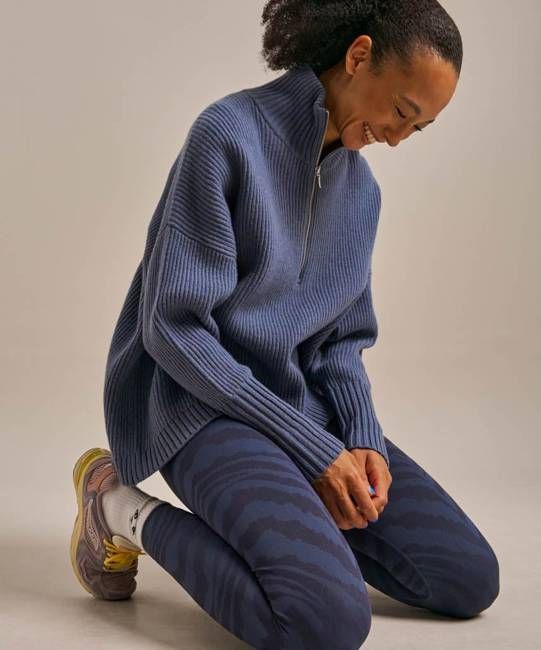 Embrace Zip Neck Knit