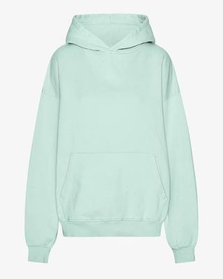 Organic Oversized Hood - Light Aqua