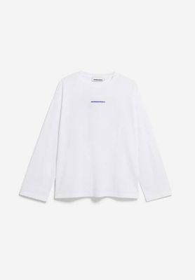 FIETA A SMILE LANGARMSHIRT | weiß-dynamoblau