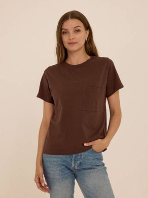 Beth Essential Jersey Pocket Tee