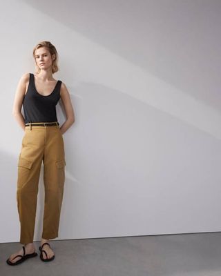 Curved Cargo Pant | Thyme