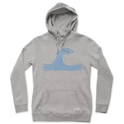 wave organic cotton hoodie