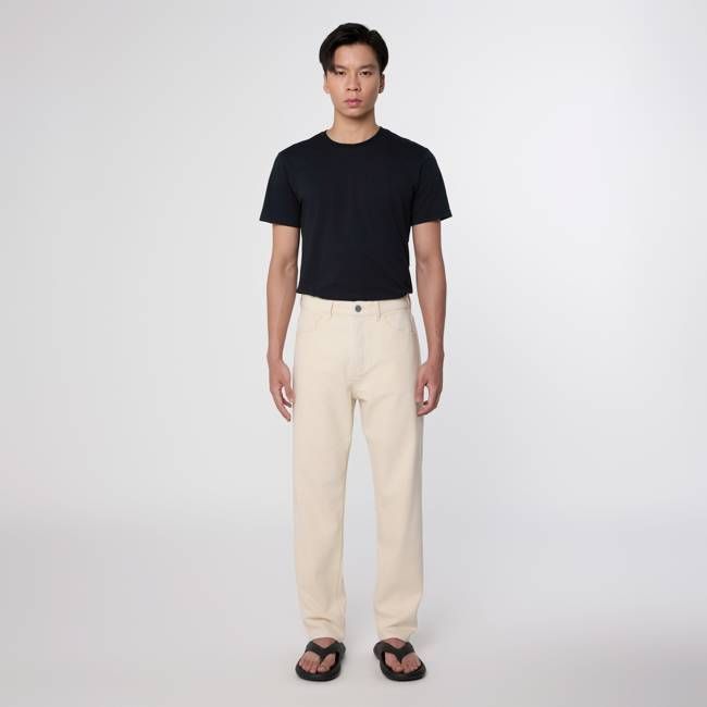 RISE Relaxed Tapered Minimal Stretch - Basic - Ecru