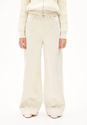 BLINAA WEITE JEANS MIT HOHER TAILLE | ungefärbt