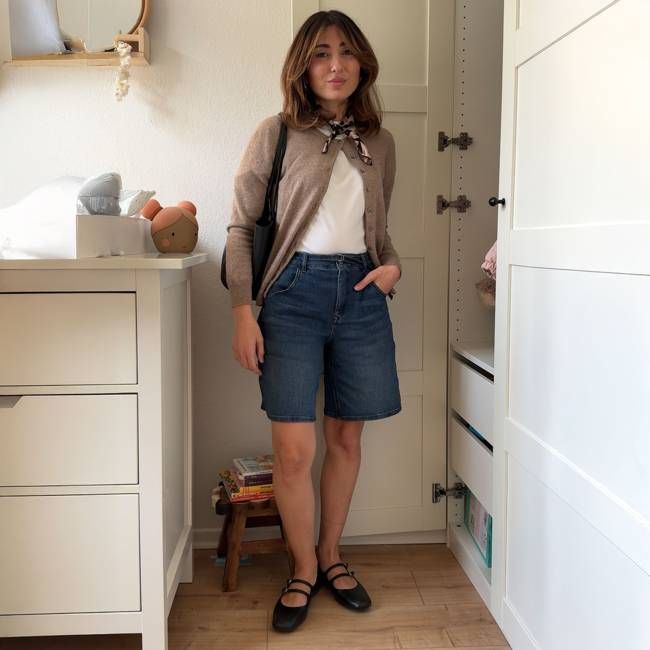 BLINKY Soft Denim - Shorts - Vintage Blue