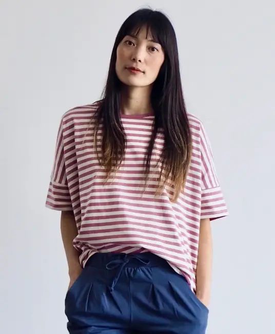 ame top / fig stripe — Noctu