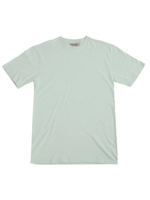 Plant Dyed Organic Oversized Tee in Olive Green