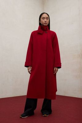 RED LORA COAT