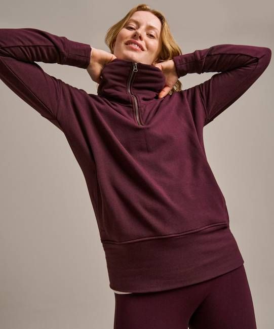 Horizon Longline Quarter Zip Sweat