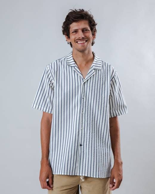 Sailor Aloha Shirt Blue