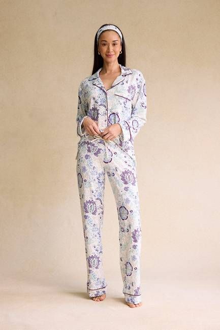 Long Sleeve Button Down Pajama Set