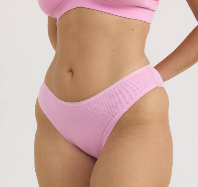 Organic Basics Core Rib High-Leg Briefs