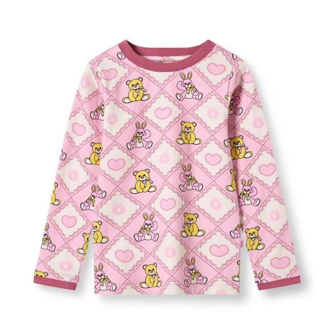 Elstar long-sleeved top with teddy bears