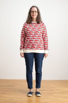 Adult Sweatshirt - Firetrucks Red