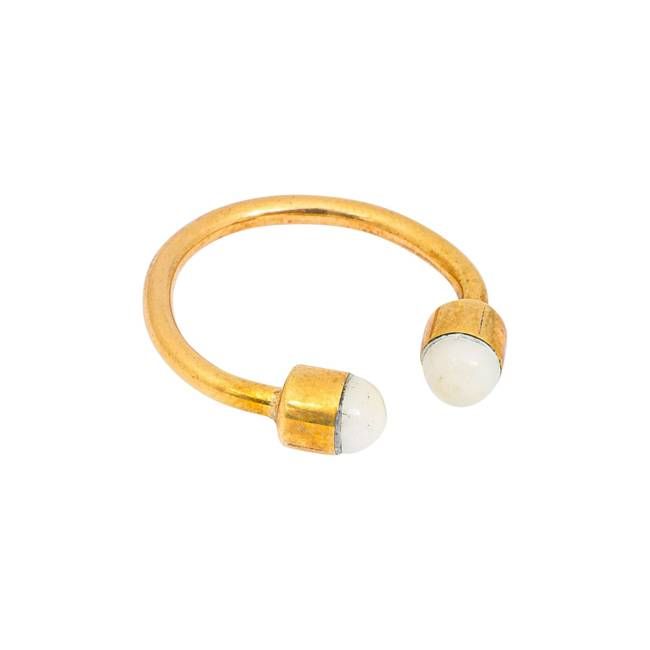 Kushikamana Recycled Brass Adjustable Ring (2 Colours)