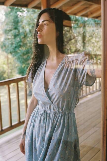 The Dawn Dress Petites | Pansy Blues